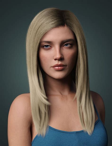 Renne Hair With Dforce For Genesis Daz D Poser Assetsfree Com