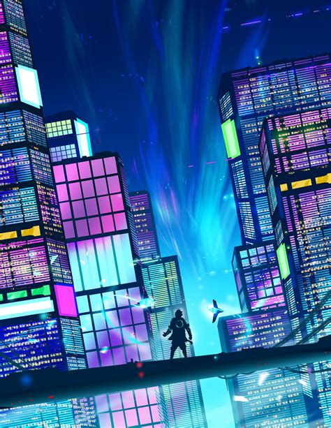 Artstation Cyberpunk Inspired City