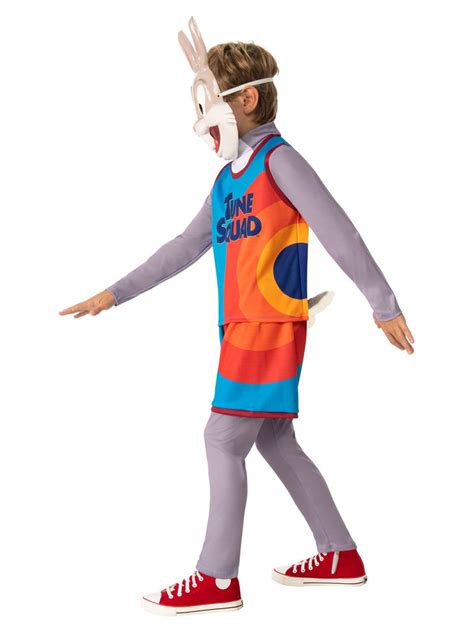 Bugs Bunny Tune Squad Childrens Space Jam 2 Costume Disguises
