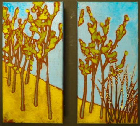 New Leaves And Pussy Willows By Karen Phillips~curran Artwork Archive