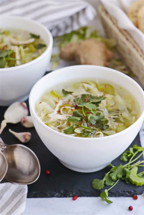 So many amazing recipes to help you purge those bad eating habits from 2014. Detox Chicken Cabbage Soup Recipe - Cook.me
