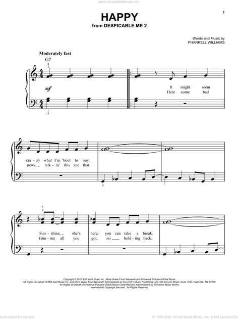Williams Happy Beginner Sheet Music For Piano Solo Pdf
