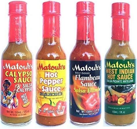 Salsa Picante Paquete Variado De Salsa Picante Matouks 5 O Envío Gratis