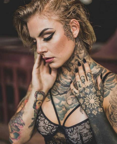 Beautiful Heavily Modified Women Girl Tattoos Hot Tattoo Girls Tattoed Girls