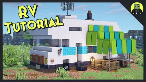 How To Build An Rv In Minecraft Tutorial 2021 Youtube