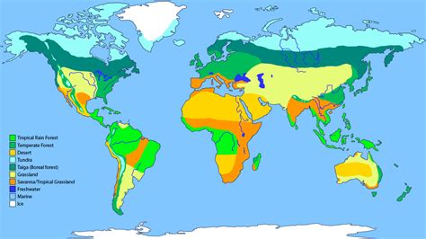 Climate Zones And Biomes Lesson Tqa Explorer