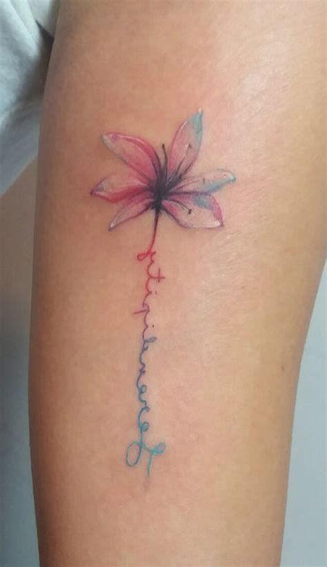 Watercolor Quote Tattoo 80 Best Watercolor Tattoo Design Ideas ←