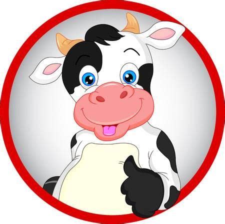 Download Stock Vector | Cute baby cow, Cute cows, Baby cows