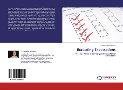 Exceeding Expectations 978 3 659 14403 5 3659144037 9783659144035 By