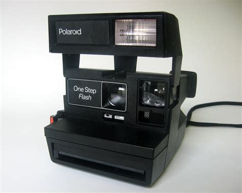 Vintage Polaroid Camera One Step Flash 600 Black Polaroid One Step