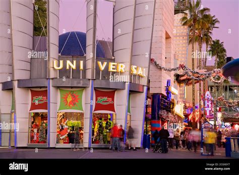 Citywalk Mall At Universal Studios Hollywood In Los Angeles California Usa North America