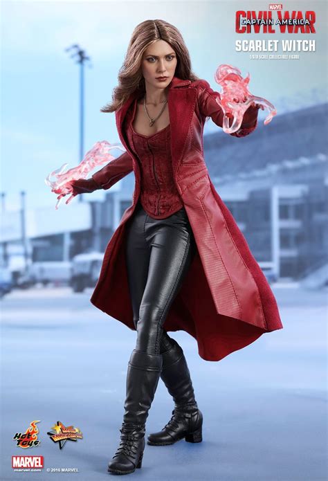 hot toys captain america civil war scarlet witch 1 6th scale collectible figure scarlet