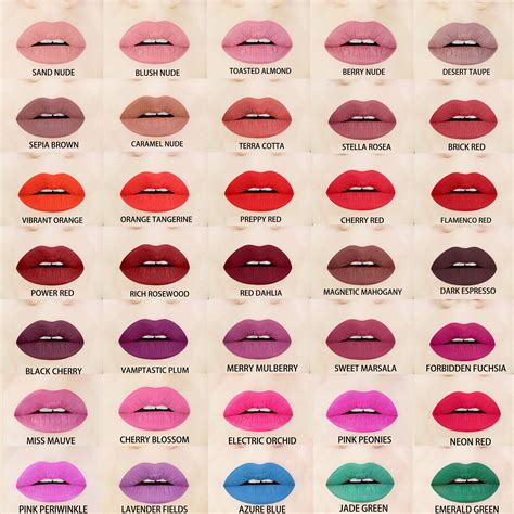 Variations in value are also called tints and shades, a tint being a red or other hue mixed with white, a shade being mixed with black. Brown and Nude Liquid Matte Lipsticks & Dark Espresso ...