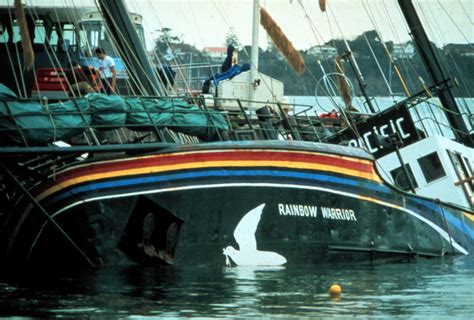 The Bombing Of The Rainbow Warrior Greenpeace Aotearoa