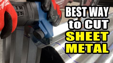 Cutting Sheet Metal Or Roofing 4 Different Tools You Should Use Youtube