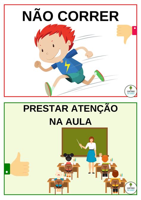 Cartazes Dos Combinados Para Sala De Aula Artofit