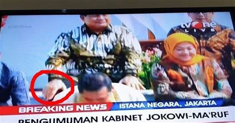 Pengumuman Menteri, Misteri Ketukan Jari Prabowo - PORTAL ISLAM