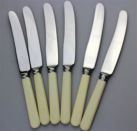 Set Of 6 Dessert Knives Bakelite Steel Stainless Catawiki