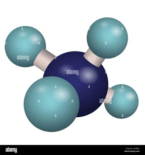 La Formule Chimique Du Méthane Molécule Modèle 3d Ch4 Vector Illustration Image Vectorielle