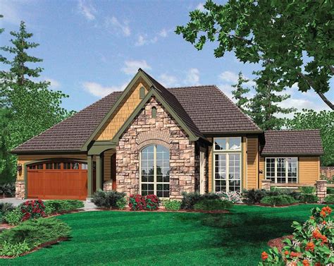 Plan 69122am European Cottage Plan With Covered Porch Cottage House