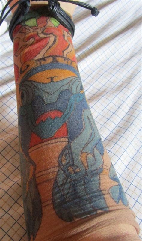 Newt Geiszler Pacific Rim Kaiju Tattoo Sleeves By Kaijugroupieinc