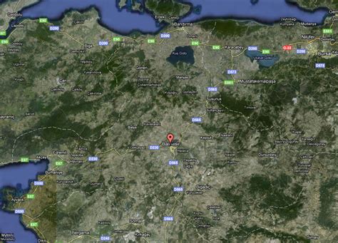 Turkiye Rehberi Net Harita Resim Turkiye Balikesir