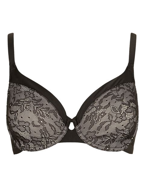Marks And Spencer Mand5 Black Youthful Lift Smoothing Floral Lace