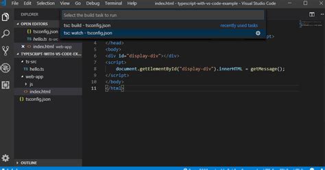 Typescript Developing Typescript With Visual Studio Code Ide
