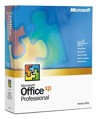 Microsoft Office Xp Professional W Publisher Disc Pack