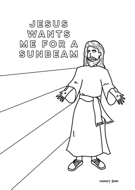 Sunbeams Coloring Pages