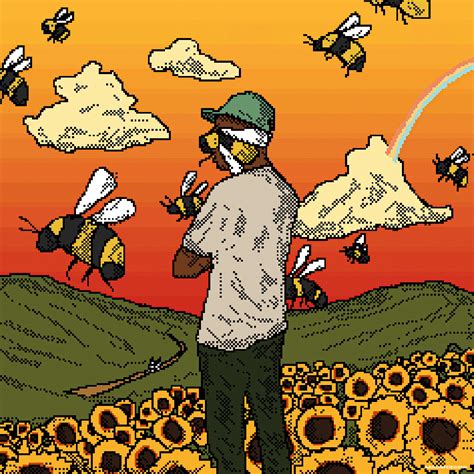 Flower Boy Tyler The Creator Pixel Version Rfreshalbumart