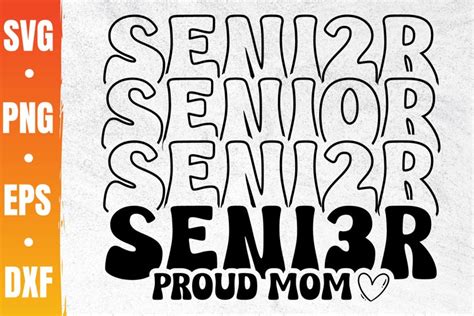 Proud Mom Of A Senior 2023 Svg Senior Mom 2023 2094842