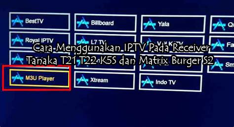 We did not find results for: Cara Menggunakan IPTV Pada Receiver Tanaka T21 T22 K5S dan ...