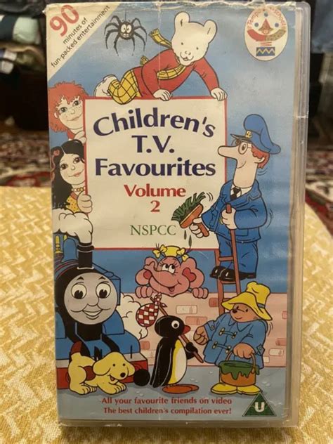 Nspcc Vol 1 Childrens Tv Favourites Vhs 1991 Video Tape Cassette
