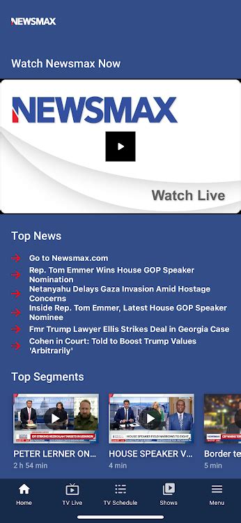 Newsmax By Newsmax Media Android Apps — Appagg