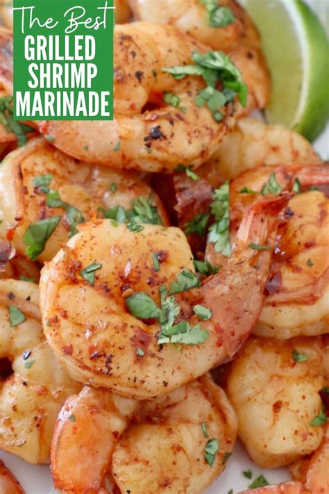 The Best Grilled Shrimp Marinade Recipe