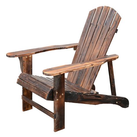 Vidaxl wooden garden lounge chairs with ottoman, adirondack chair accent furniture, for lawn, garden, swimming pool, deck, gray, 27.8 x 37.8 x 36.2 inch $155.47 $ 155. Outsunny Wooden Adirondack Outdoor Patio Lounge Chair ...