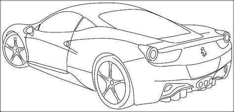 Free Printable Sports Car Coloring Pages