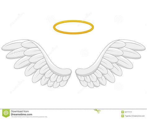 Angel Wings Cartoon Stock Vector Illustration Of Winged 52777171