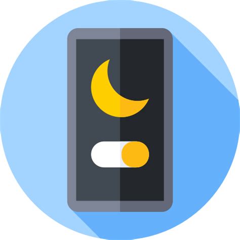 Sleep Mode Flat Circular Flat Icon