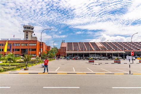 Tribhuvan International Airport In Kathmandu Nepal Editorial Photo