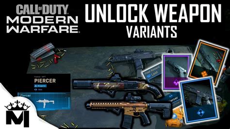 A new season of call of duty: How to unlock weapon variants in modern warfare - YouTube