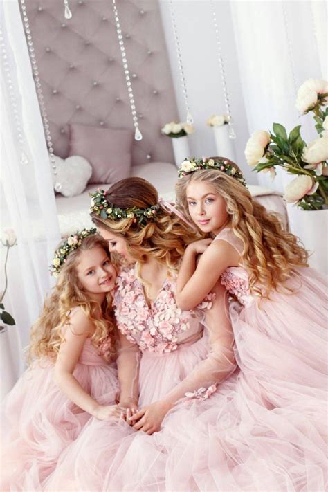 Matching Mother Daughter Dress Matching Lace Dress Photo Props Dress Flared Lace Dress Photo