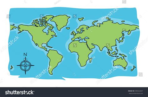 World Map Clipart For Kids