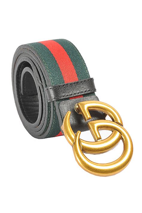 Mens Green And Red Gucci Belt Iucn Water