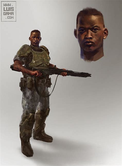 Soldier By Elgama On Deviantart Sci Fi Concept Art Sci Fi Characters