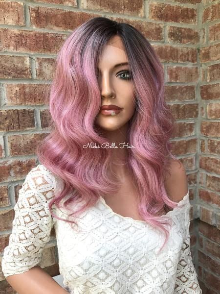 Shania Twain Pink Lob Lace Wig 14 In 2020 Front Lace Wigs Human Hair