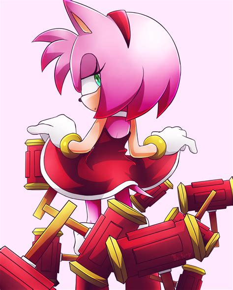 Amy S Hammer Space Sonic The Hedgehog Amy The Hedgehog Amy Rose