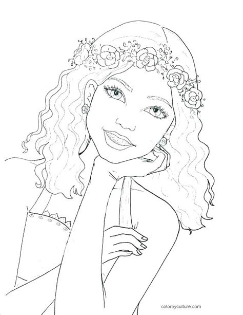 Coloring Pages For Teenage Girl In Different Styles Theseacroft
