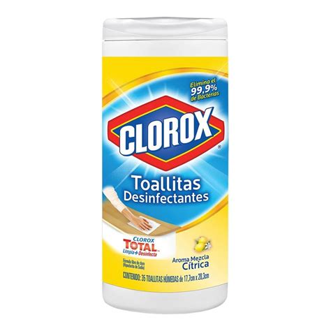 Toallitas Desinfectantes Clorox Total Aroma Mezcla C Trica Pzas